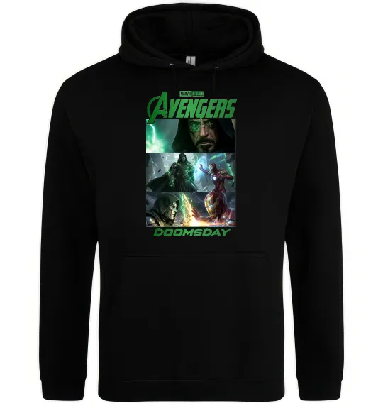 Женская толстовка (худи) Месники Сходження Доктора Дума Черный фото