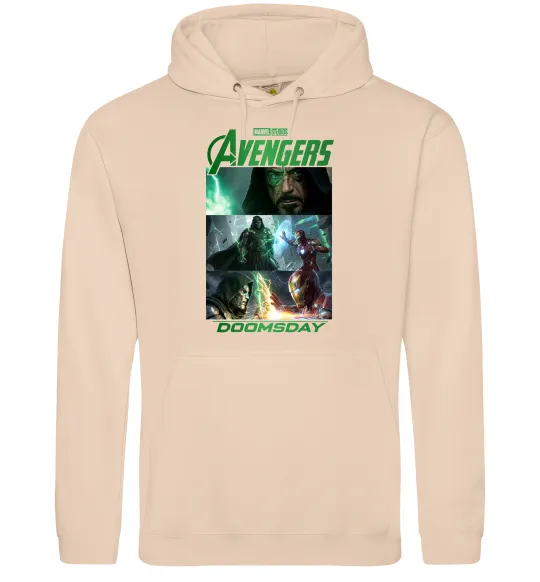 Женская толстовка (худи) Месники Сходження Доктора Дума Песочный фото