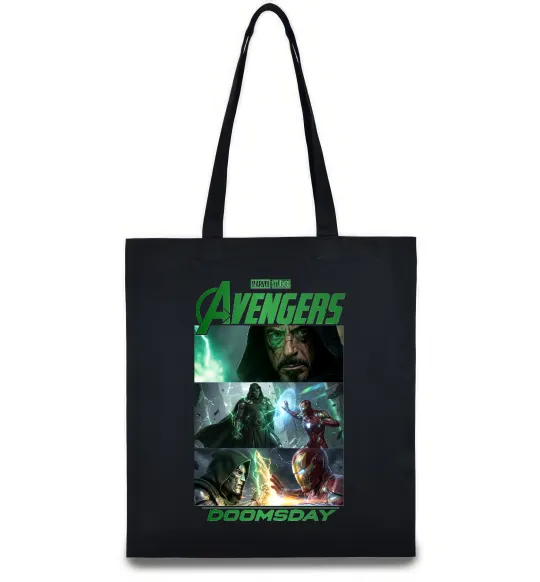 Еко-сумка Месники Сходження Доктора Дума Чорний фото