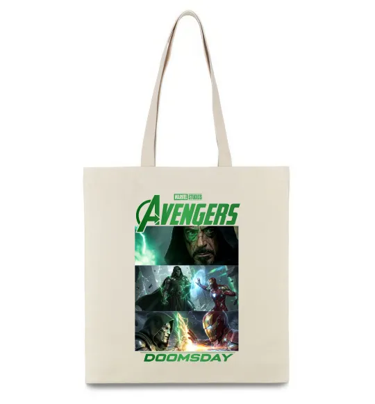 Еко-сумка Месники Сходження Доктора Дума Бежевий фото