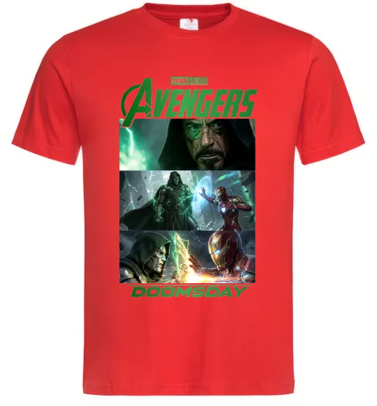 Чоловіча футболка Месники Сходження Доктора Дума Червоний фото