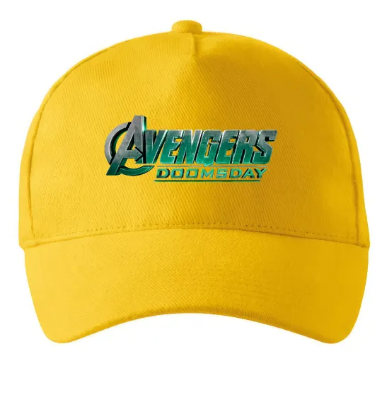 Кепка Doomsday logo Солнечно желтый фото