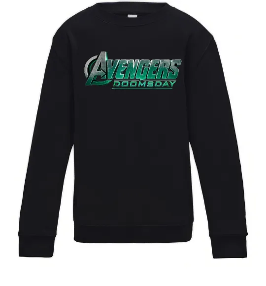 Детский Свитшот Doomsday logo Черный фото
