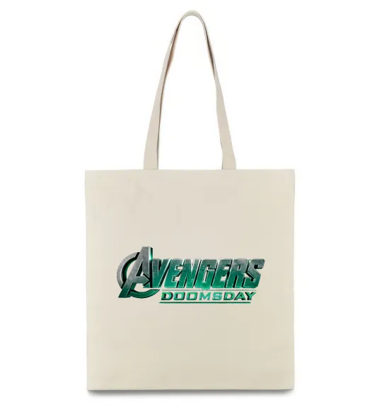 Эко-сумка Doomsday logo Бежевый фото
