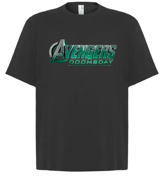 Футболка Оверсайз Doomsday logo Черный фото