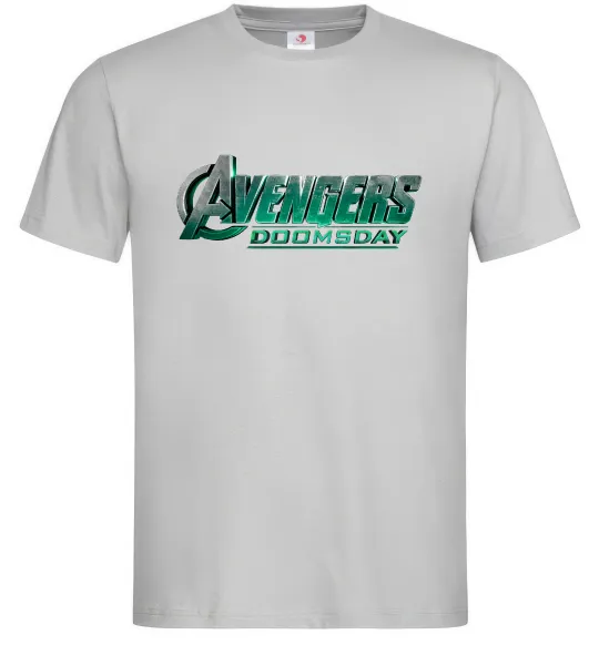 Мужская футболка Doomsday logo Серый фото