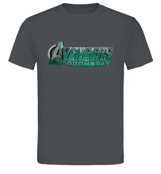 Мужская футболка Doomsday logo Графит фото