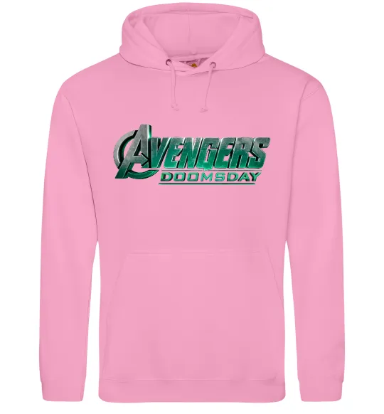Жіноча толстовка (худі) Doomsday logo Рожевий фото