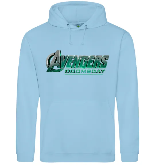 Жіноча толстовка (худі) Doomsday logo Блакитний фото