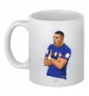 Чашка керамическая Mbappe art Белый фото