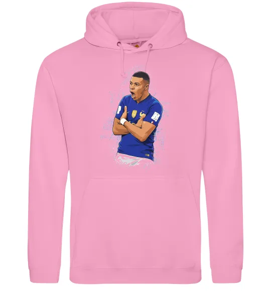 Женская толстовка (худи) Mbappe art Розовый фото
