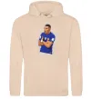 Женская толстовка (худи) Mbappe art Песочный фото