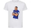 Дитяча футболка Mbappe art Білий фото
