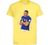 Дитяча футболка Mbappe art Лимонний фото