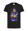 Детская футболка Mbappe art Черный фото