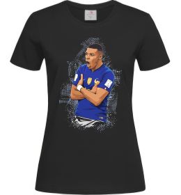 Женская футболка Mbappe art