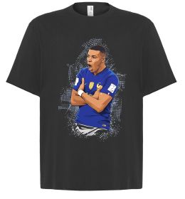 Футболка Оверсайз Mbappe art Футболка Оверсайз Mbappe art