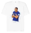 Футболка Оверсайз Mbappe art Белый фото