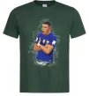 Мужская футболка Mbappe art Темно-зеленый фото
