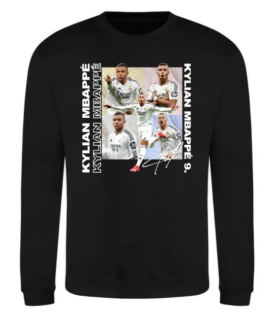 Свитшот Мбаппе автограф Черный фото