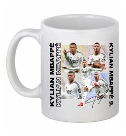 Чашка керамическая Мбаппе автограф