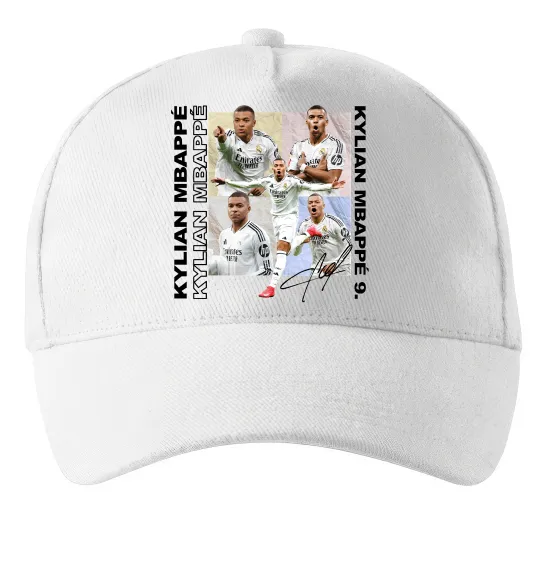 Кепка Мбаппе автограф Белый фото