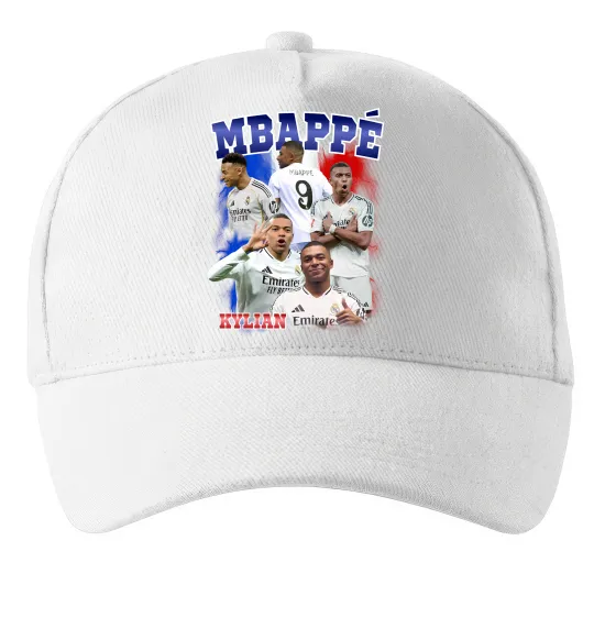 Кепка Kylian Mbappe Белый фото