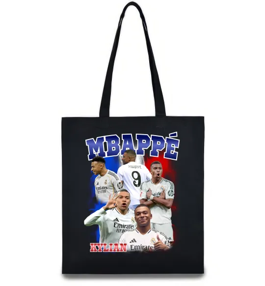Эко-сумка Kylian Mbappe Черный фото