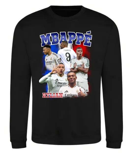 Свитшот Kylian Mbappe Черный фото