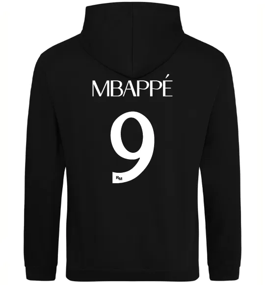 Чоловіча толстовка (худі) Mbappe 9 Чорний фото