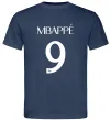 Мужская футболка Mbappe 9 Темно-синий фото
