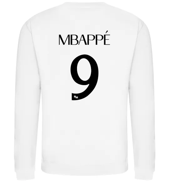 Свитшот Mbappe 9 Белый фото