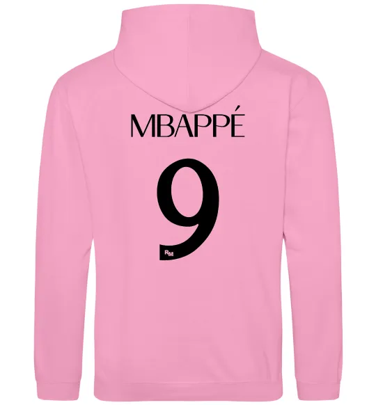 Чоловіча толстовка (худі) Mbappe 9 Рожевий фото