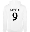 Жіноча толстовка (худі) Mbappe 9 Білий Жіноча толстовка (худі) Mbappe 9 Білий фото