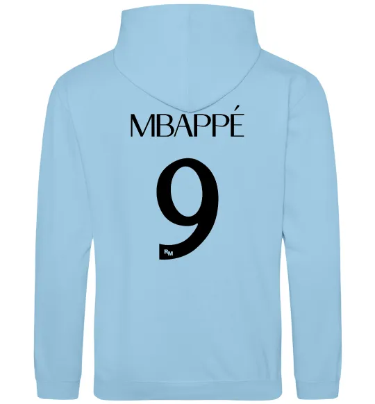 Жіноча толстовка (худі) Mbappe 9 Блакитний фото