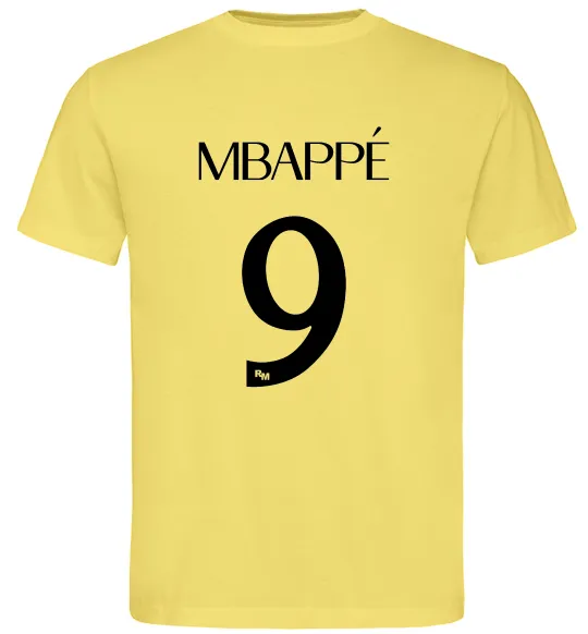 Мужская футболка Mbappe 9 Лимонный фото
