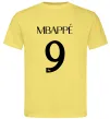 Мужская футболка Mbappe 9 Лимонный фото
