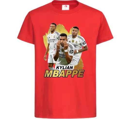 Детская футболка Мбаппе Реал Мадрид Красный фото