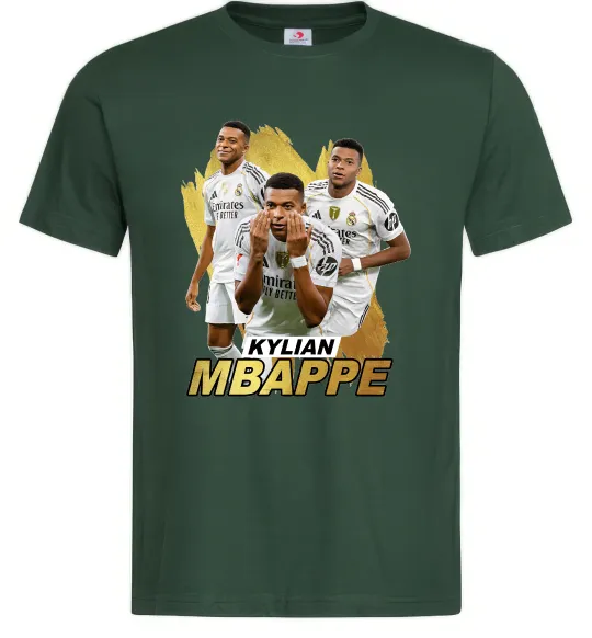 Мужская футболка Мбаппе Реал Мадрид Темно-зеленый фото