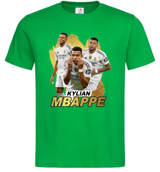 Мужская футболка Мбаппе Реал Мадрид Зеленый фото