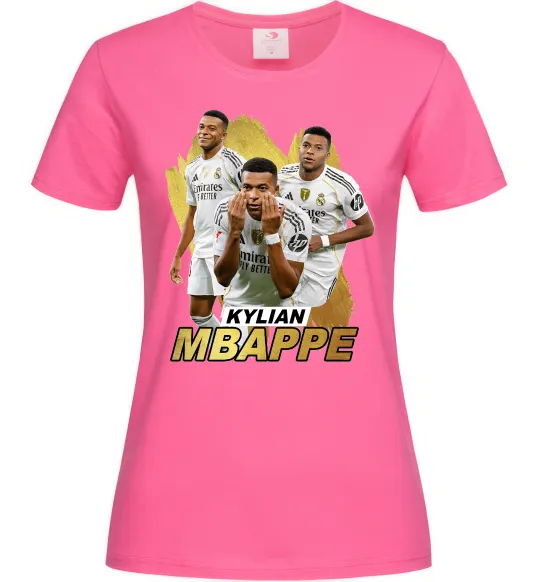 Жіноча футболка Мбаппе Реал Мадрид Яскраво-рожевий фото