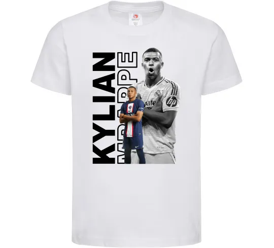 Дитяча футболка Мбаппе PSG Білий фото
