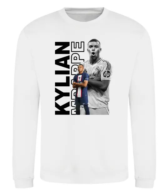Свитшот Мбаппе PSG Белый фото