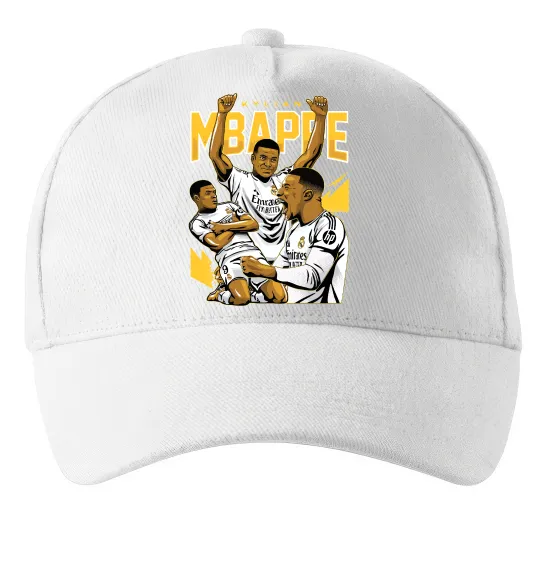Кепка Мбаппе Кіліан Белый фото