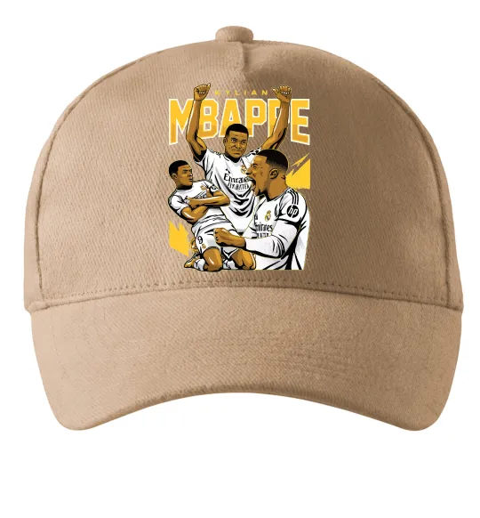 Кепка Мбаппе Кіліан Песочный фото