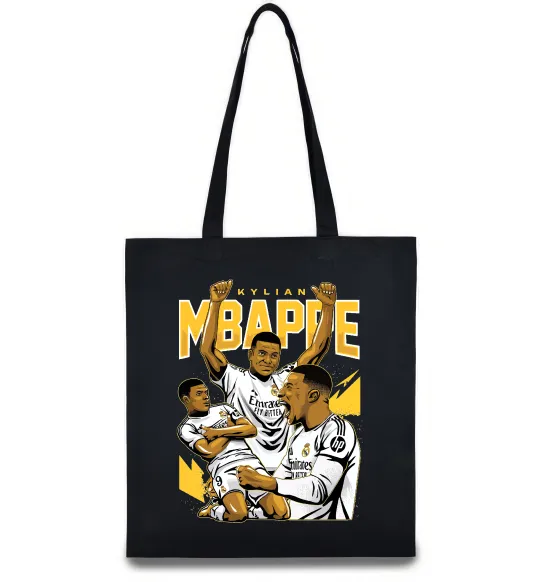 Эко-сумка Мбаппе Кіліан Черный фото