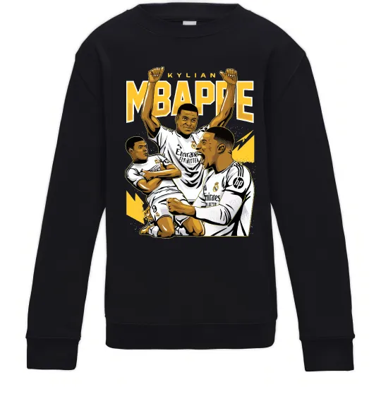 Дитячий світшот Мбаппе Кіліан Чорний фото