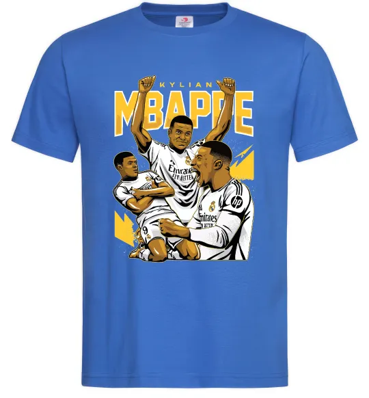 Чоловіча футболка Мбаппе Кіліан Яскраво-синій фото