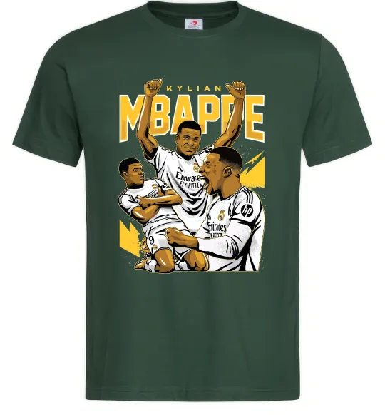 Чоловіча футболка Мбаппе Кіліан Темно-зелений фото