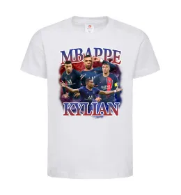 Детская футболка Mbappe art Черный фото